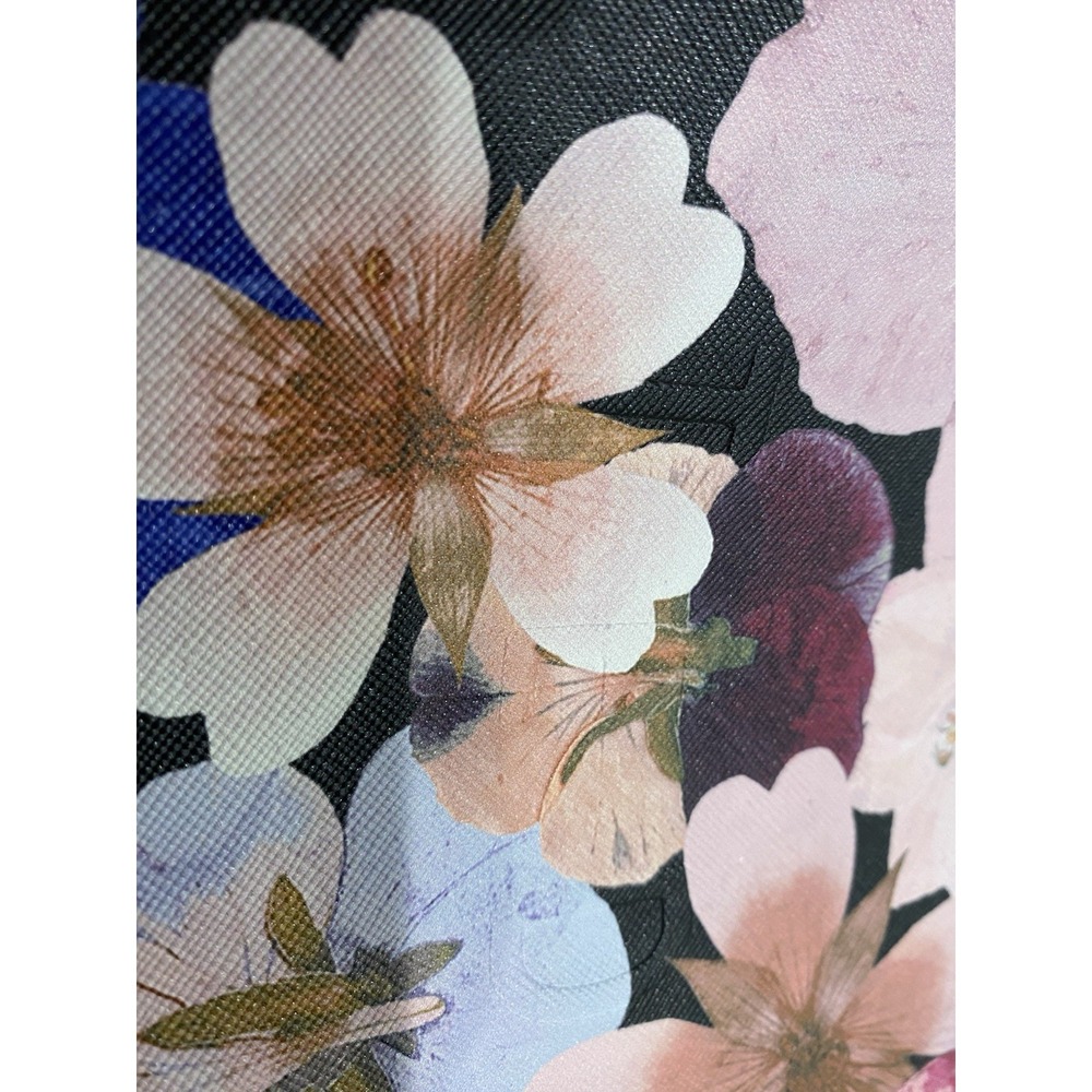 Ted Baker London The Icon Floral Tote Bag Pink Blue Large Shopper EUC Coquette - Picture 6 of 7